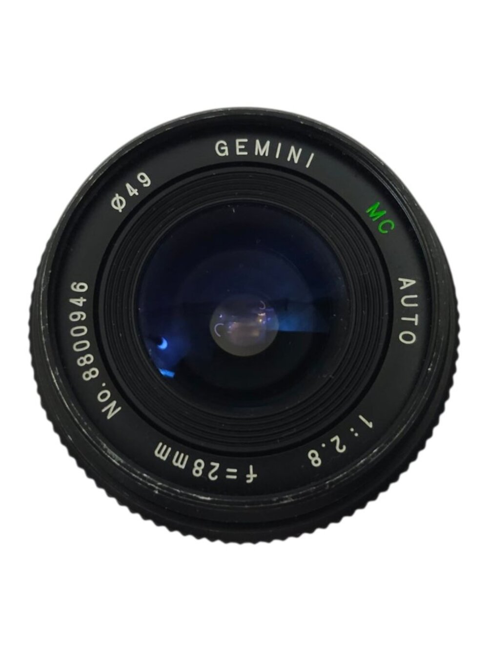 Gemini MC Auto 28mm f/2.8 Wide Angle 35mm Camera Lens 49mm Filter Japan